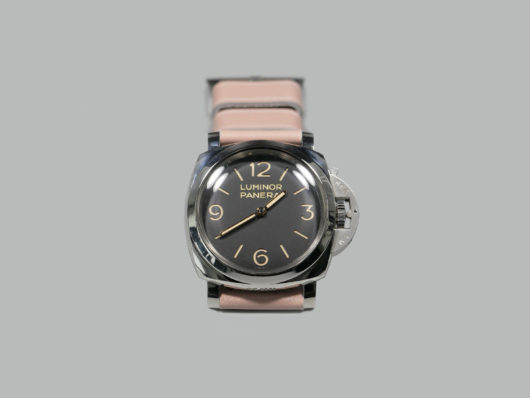 Panerai with pink strap IMAGE