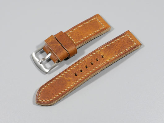 Panerai Luminor DUE 42mm Leather Strap Handmade by Marcello IMAGE