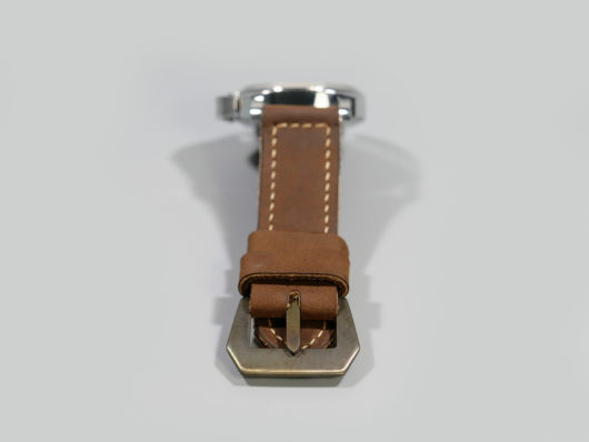 Panerai 44mm Rust Iron Oxide Strap Vintage Buckle Marcello Leather IMAGE