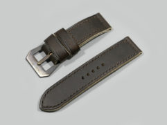 Panerai 44mm Leather Strap Dark Chocolate by Marcello IMAGE