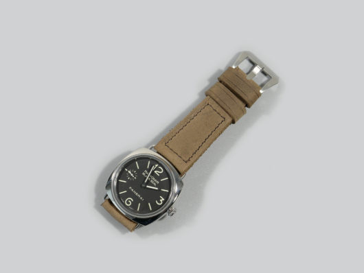 PAM183 Concrete Grey Radiomir Strap handmade by Marcello IMAGE