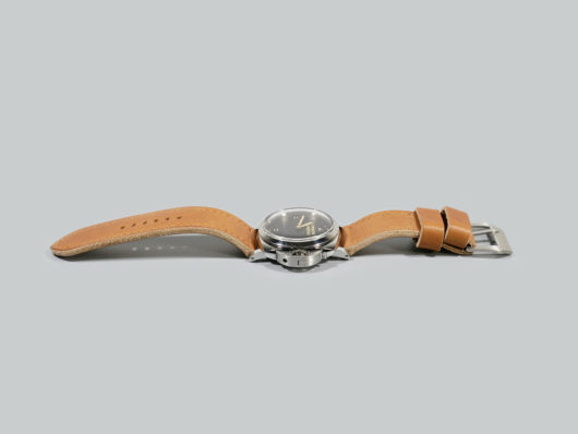 PAM372 Tan 47mm Leather Strap Vintage Buckle Marcello IMAGE