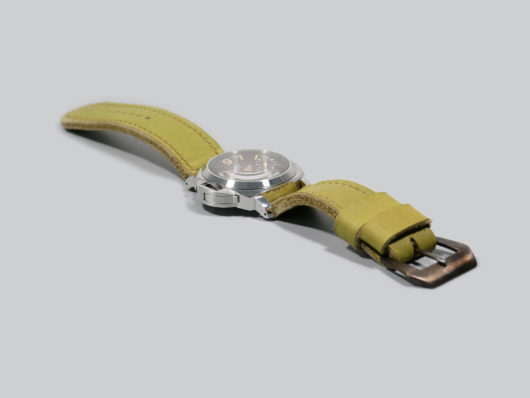 Panerai Green Leather Strap IMAGE