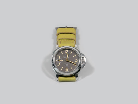 Panerai Green Leather Strap IMAGE