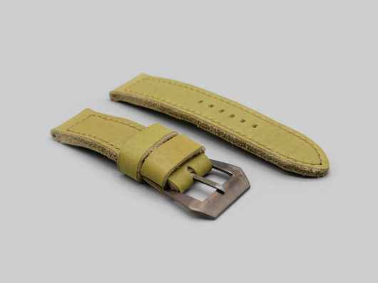 Panerai Green Leather Strap IMAGE