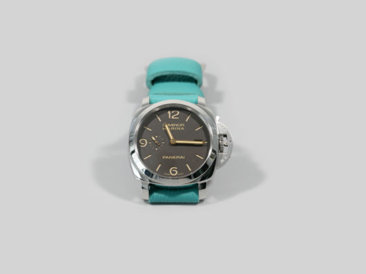 Turquoise Tiffany Blue Panerai Strap IMAGE