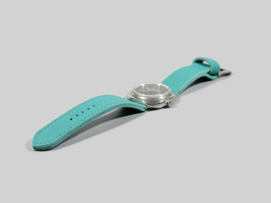 Radiomir blue turquoise leather strap IMAGE