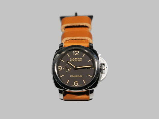 Panerai PAM00608 with Tan Aftermarket Strap IMAGE