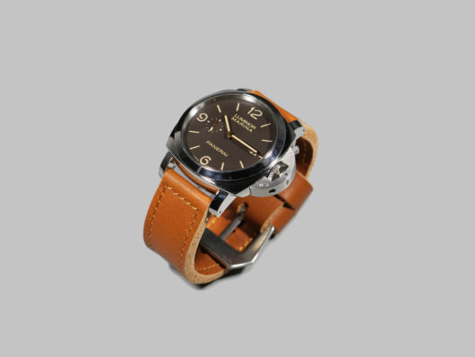 Panerai PAM00608 with Tan Aftermarket Strap IMAGE