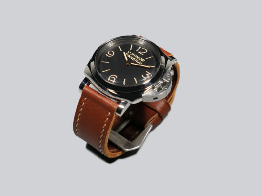 Panerai 47mm with brown aftermarket strap IMAGE