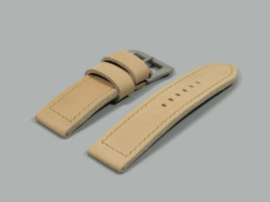 Cream White 44mm Panerai Strap IMAGE