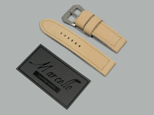 Cream White 44mm Panerai Strap IMAGE