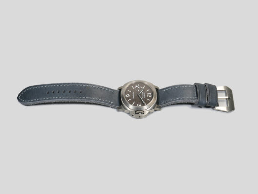 Blue Leather Strap on 44mm Panerai IMAGE