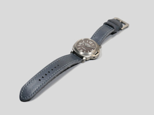 Blue Leather Strap on 44mm Panerai IMAGE