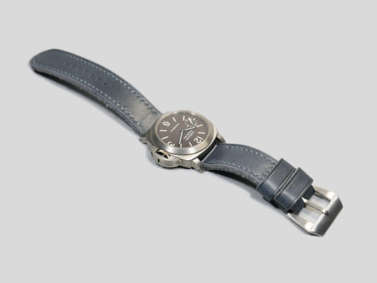 Blue Leather Strap on 44mm Panerai IMAGE