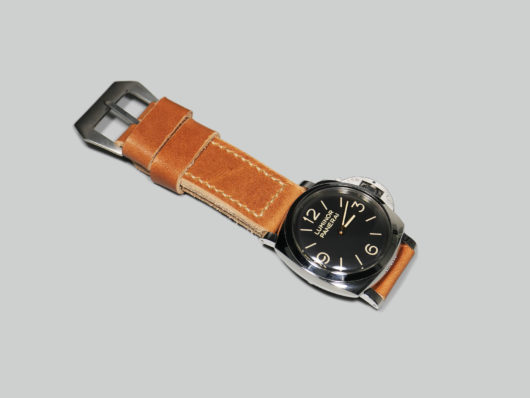 PAM00372 with 47mm Tan Aftermarket Strap IMAGE