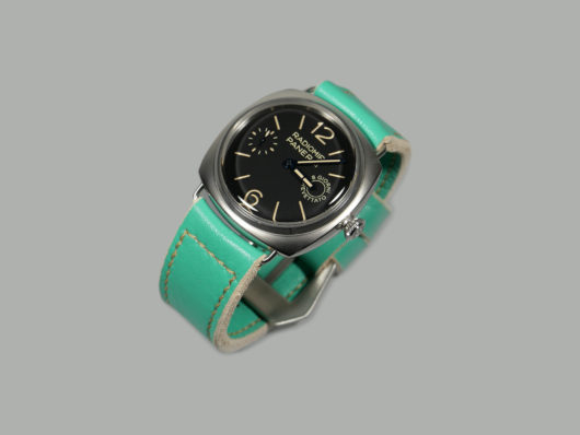 Panerai Radiomir with Mint Green Aftermarket Strap IMAGE