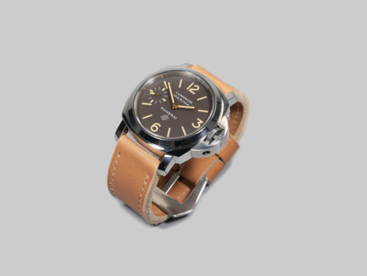 Panerai with Tan Handmade Strap IMAGE