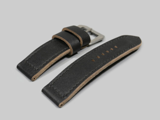 Black 24mm Panerai Strap Options IMAGE