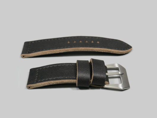 Black 24mm Panerai Strap Options IMAGE