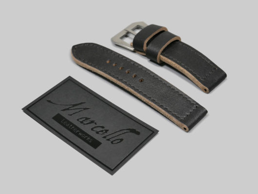 Black 24mm Panerai Strap Options IMAGE