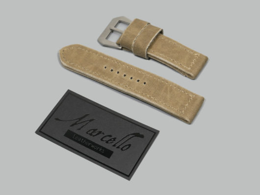 Aftermarket Waxed Canvas Panerai Strap 47mm IMAGE