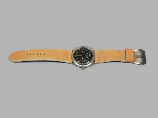 Photograph of Aftermarket Tan Radiomir Strap on watch by Marcello IMAGE