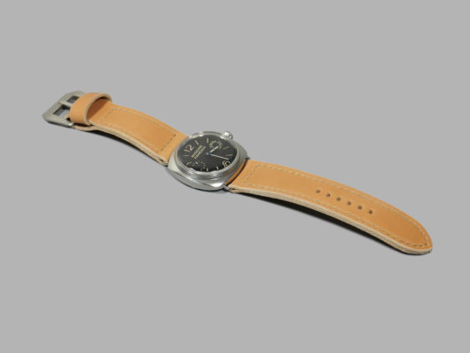 Photograph of Aftermarket Tan Radiomir Strap on watch by Marcello IMAGE