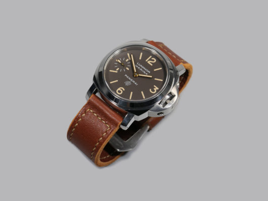 Brown Handmade Strap Replacement for 44mm Panerai Watch IMAGE