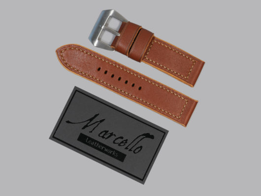 Oxblood Brown Panerai Strap Leather IMAGE