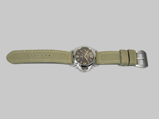 44mm Panerai Green Canvas Strap Online