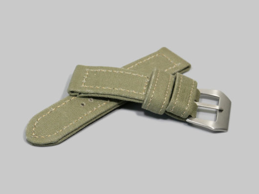 Green Canvas Strap for 44mm Panerai Watch IMAGE