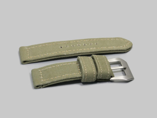 Buy Green Canvas Strap for 44mm Panerai Watch IMAGE