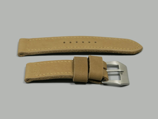 Beige 26mm Panerai Strap Leather IMAGE