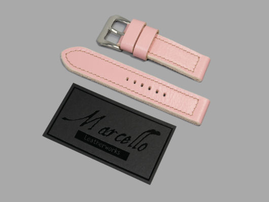 Gloss Pink Panerai Strap for Luminor Due 42mm IMAGE