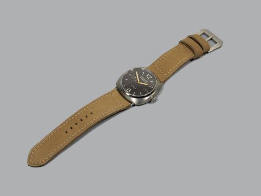 Beige Leather strap for Radiomir on PAM00346 IMAGE