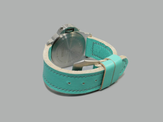 Custom Tiffany Blue Strap on 44mm Panerai Luminor Watch IMAGE