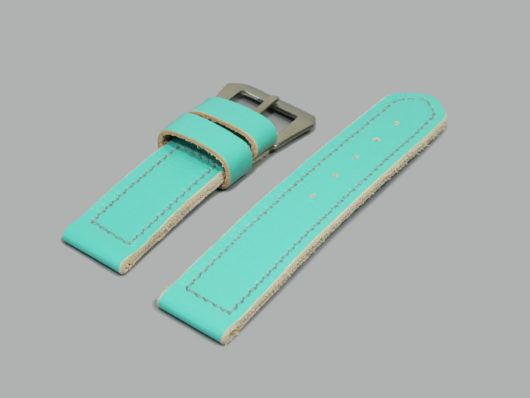 Tiffany Blue Strap with Buckle for 44mm Panerai Watch IMAGE