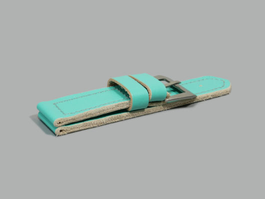 Tiffany Blue Strap with Buckle for 44mm Panerai Watch IMAGE