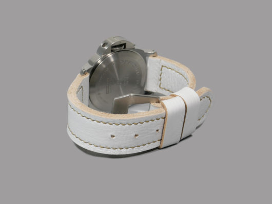 44mm Panerai with white strap IMAGE