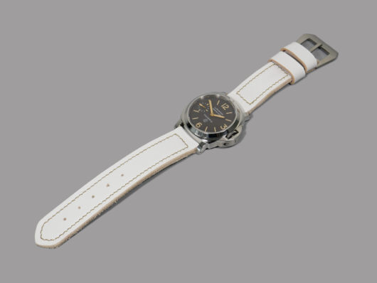 44mm Panerai with white strap IMAGE