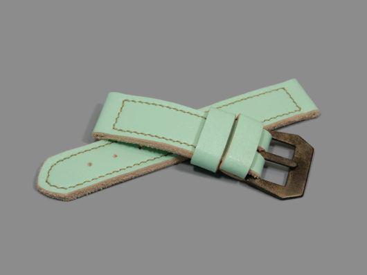 Mint Blue Panerai Leather Strap IMAGE