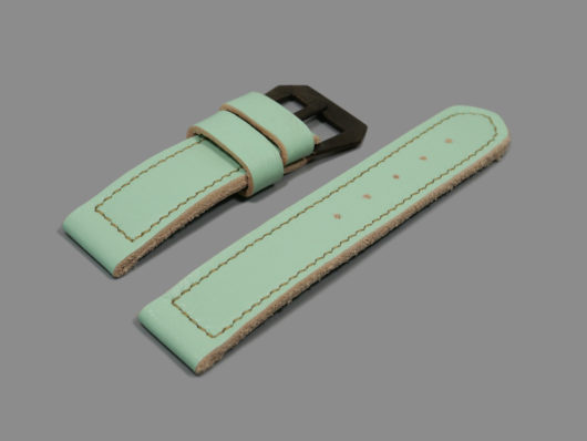 Soft Mint Panerai Leather Strap IMAGE