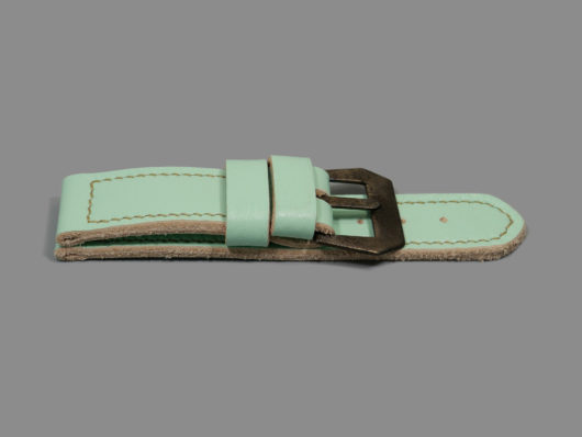 44mm Mint Panerai Leather Strap IMAGE