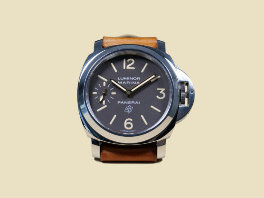 44mm Panerai with pre-v style strap IMAGE