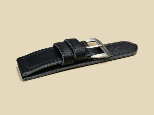 Pre-V Vintage Style Panerai Black Leather Strap 44mm IMAGE