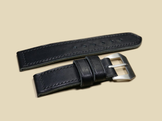 Pre-V Vintage Style Panerai Black Leather Strap 44mm IMAGE