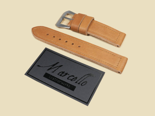 Best Brown Panerai pre-V Style Strap IMAGE