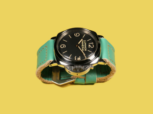 Green Panerai Strap for 47mm IMAGE