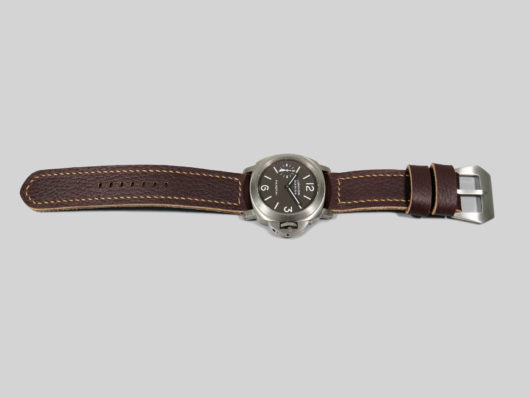 Titanium Panerai Brown Strap IMAGE